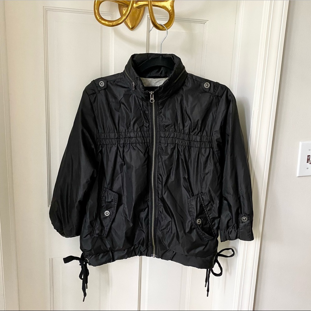 Eddie Bauer 3/4 Sleeve Nylon Sport Jacket Size Medium
